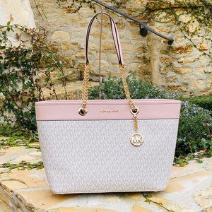 Michael Kors LG Chain Sig handbag vanilla/ballet